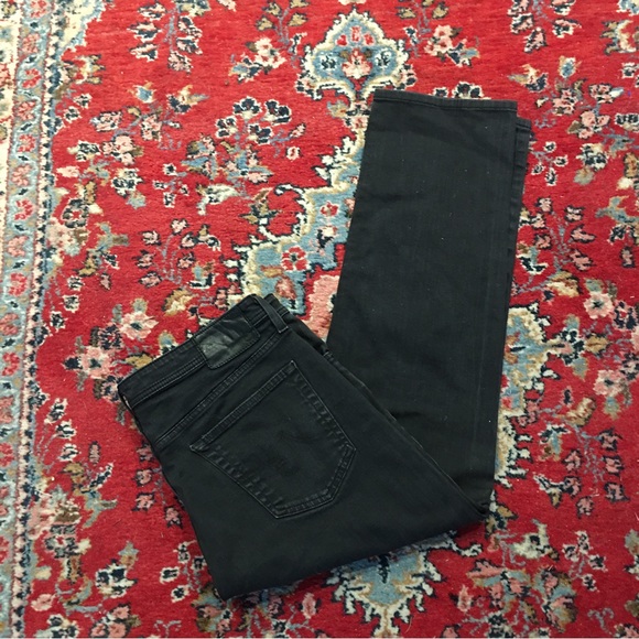 AG Adriano Goldschmied the Graduate Tailored Leg Mens Black Jeans 36/29 - Picture 5 of 12